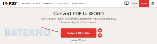 Cara Mengubah file PDF ke Word