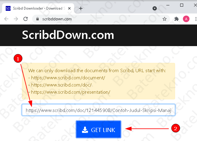 Cara Download File di Scribd dengan Scribddown.com