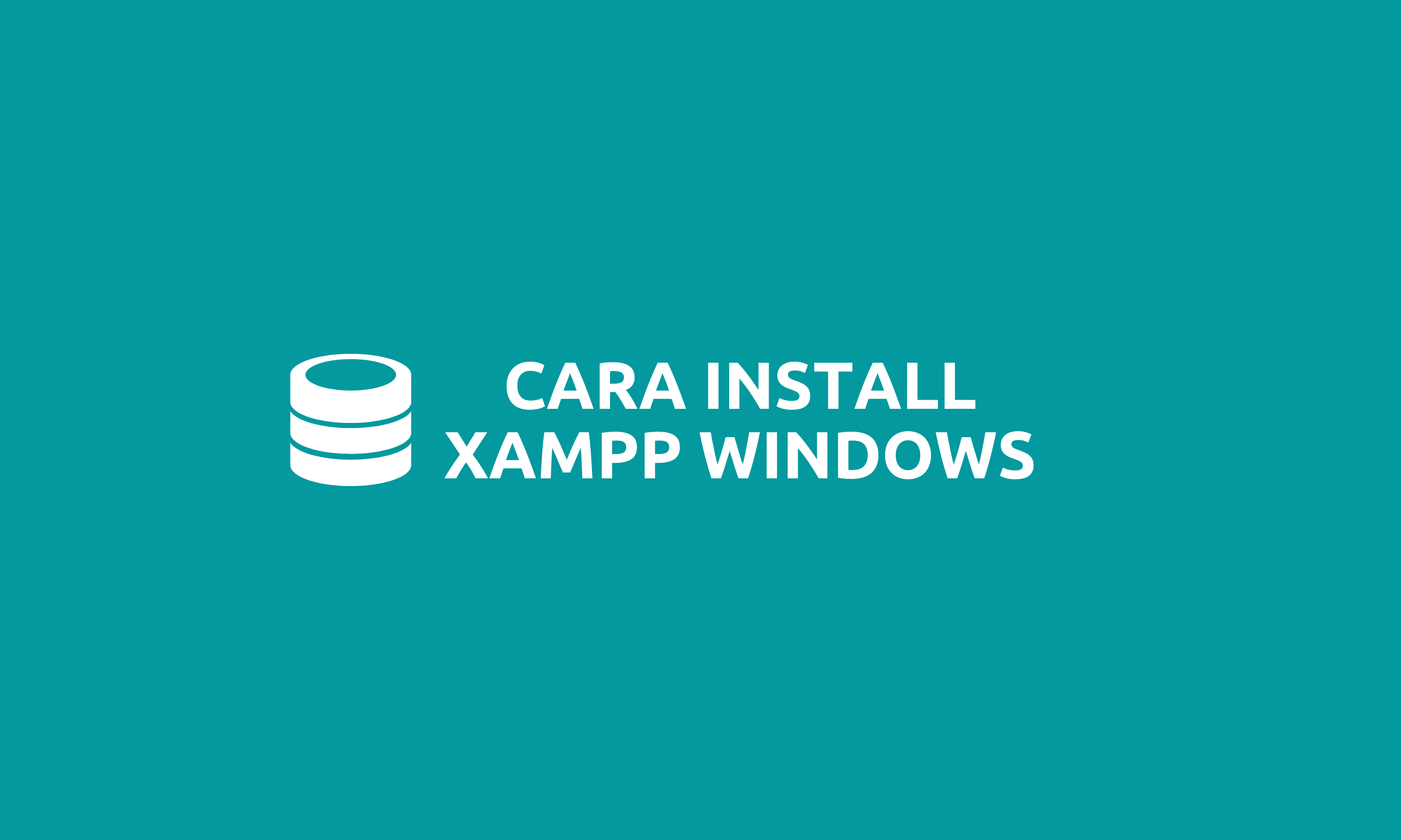 Cara Install XAMPP