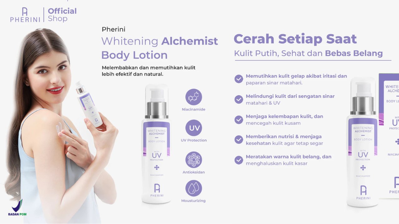 Pherini Whitening Body Lotion Alchemist